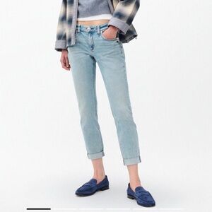 rag & bone Dre Slim Boyfriend Jeans Vintage Stretch in Light / Medium Wash Sz 27